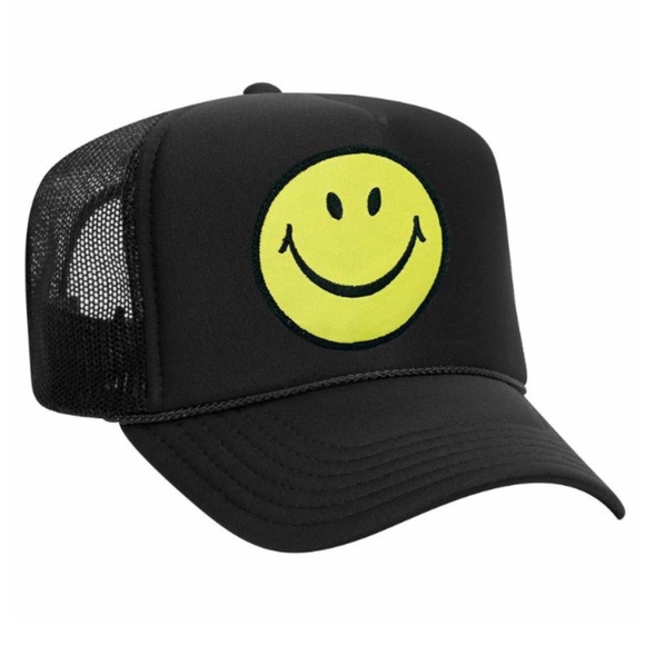 Smiley Vintage Trucker Hat 